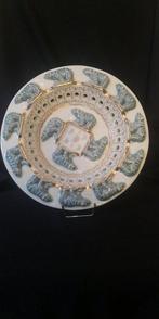 Dienblad - Ondertekend door CRISTALDI - Majolique Overgang