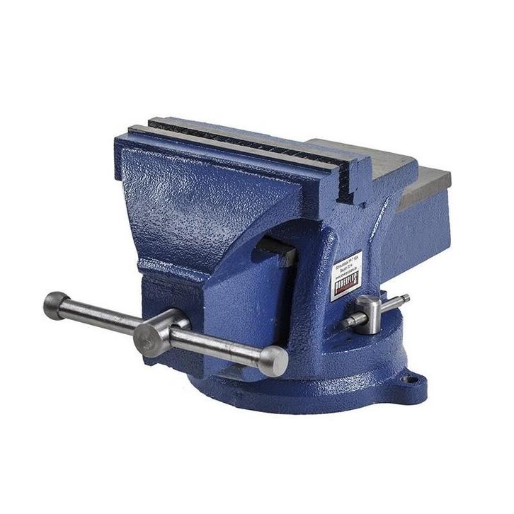 Bankschroef 150 mm. draaibare uitvoering met aambeeld, Bricolage & Construction, Établis, Enlèvement ou Envoi