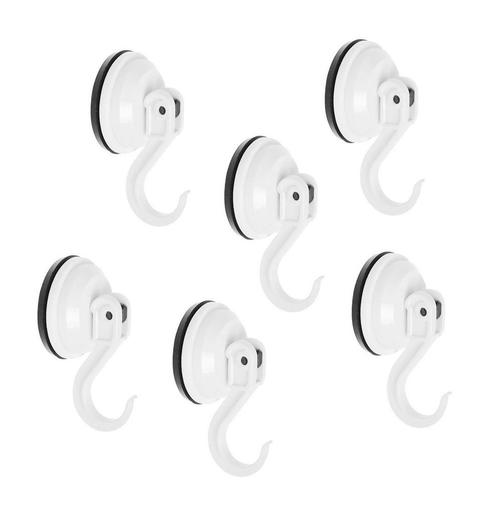 Set van 6 plastic zuignappen (klein: 3,5 cm diameter, zwart, Doe-het-zelf en Bouw, Gereedschap | Overige machines, Nieuw, Verzenden