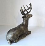 Statue, Gremo ***LIGGEND HERT***XXL - 35.5 cm - Composite -, Antiek en Kunst