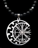 Obsidiaan - Halsketting - Vegvisir-kompas - Begeleiding en