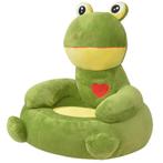vidaXL Pluche kinderstoel kikker groen, Kinderen en Baby's, Kinderstoelen, Verzenden, Nieuw