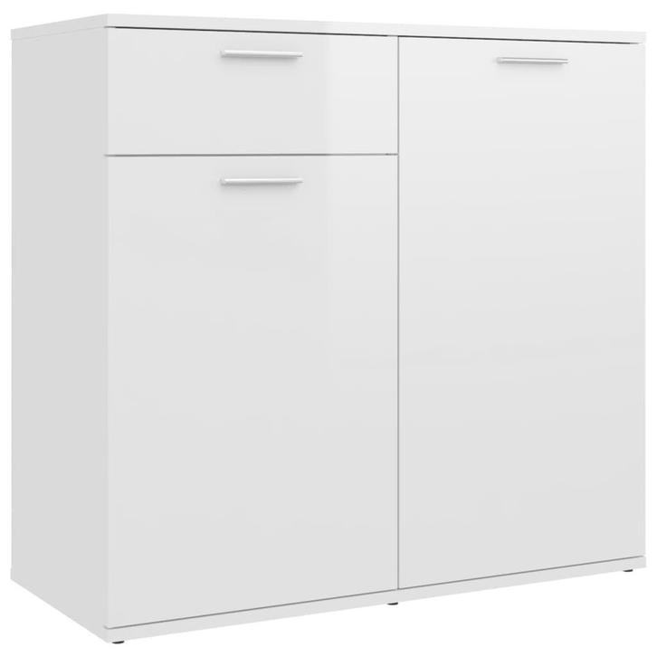 Dressoir Hoogglans Wit | Retour Deal | 55% Korting!, Huis en Inrichting, Kasten | Dressoirs, 50 tot 100 cm, 75 cm of meer, Nieuw