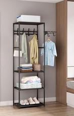 2dekans | Ceruzo Kledingrek met 3 legplankjes - 55 x 36 x, Ophalen of Verzenden