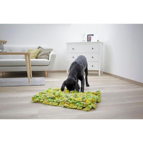 Snuffelkleed geel/groen/ grijs, 70 x 50 cm - kerbl, Dieren en Toebehoren, Honden-accessoires, Nieuw