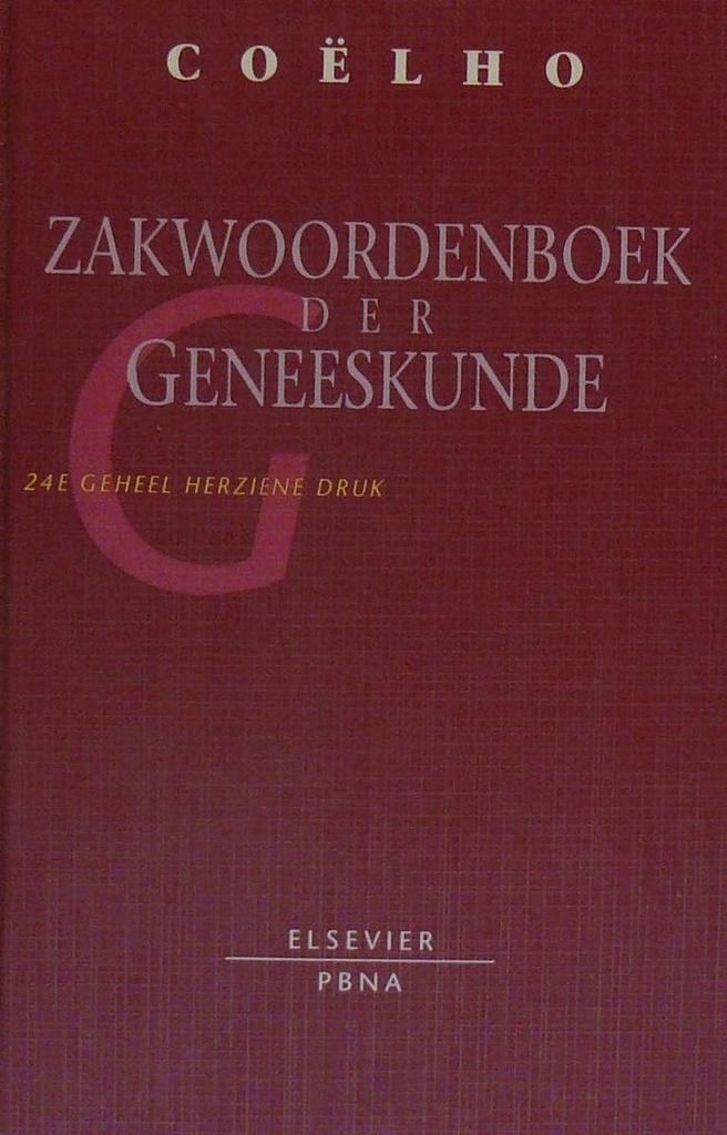 ZAKWOORDENBOEK GENEESKUNDE (24E DR) 9789062282180 Coelho, Boeken, Schoolboeken, Gelezen, Verzenden