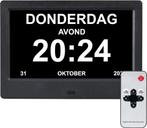 Tweedekans | Brixy Dementieklok - 24 Alarmfuncties - Incl., Audio, Tv en Foto, Ophalen of Verzenden, Nieuw
