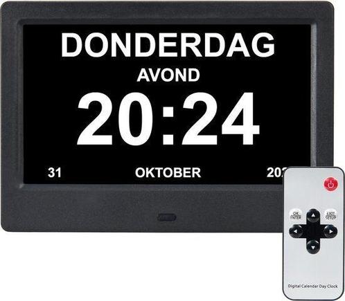 Tweedekans | Brixy Dementieklok - 24 Alarmfuncties - Incl., Audio, Tv en Foto, Afstandsbedieningen, Ophalen of Verzenden