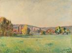 Abel Lauvray (1870-1950) - Vue panoramique sur Vétheuil, Antiek en Kunst