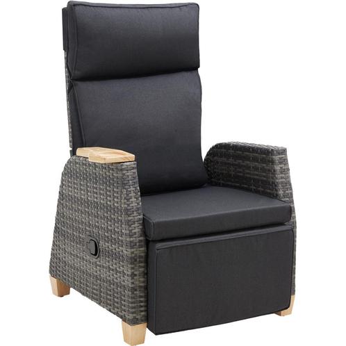 Wicker fauteuil Pescara met aluminium frame, rugleuning vers, Tuin en Terras, Tuinsets en Loungesets, Verzenden