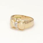 Ring - 14 karaat Geel goud Diamant (Natuurlijk), Handtassen en Accessoires, Ringen, Nieuw