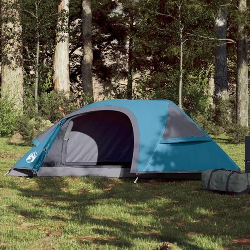 vidaXL Tente de camping à dôme 1 personne bleu, Caravans en Kamperen, Tenten, Verzenden