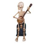 Halloween Decoratie Skelet Met Banjo Licht Geluid En, Nieuw