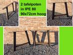 2 nieuwe tafelpoten in IPE 80/46mm - 90x72 cm hoog - tafels, Ophalen, Tafelpoot, 50 tot 100 cm, Rechthoekig