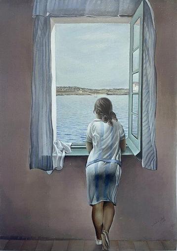 Salvador Dalí (after) - Figura en una finestra - Licensed