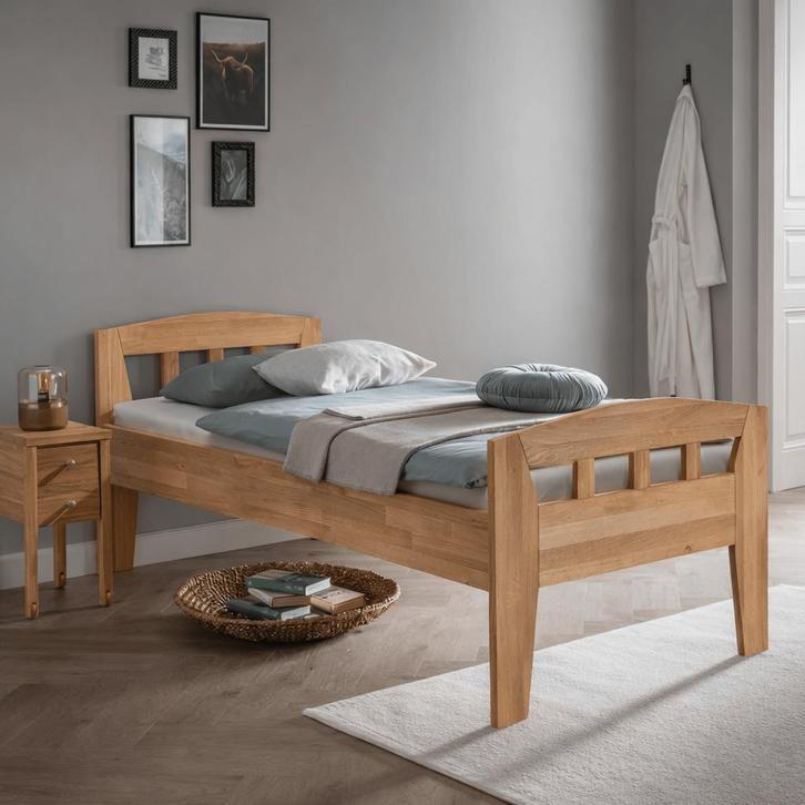 Forestales Chicago I met Voetbord Massief Houten Ledikant -, Maison & Meubles, Chambre à coucher | Lits