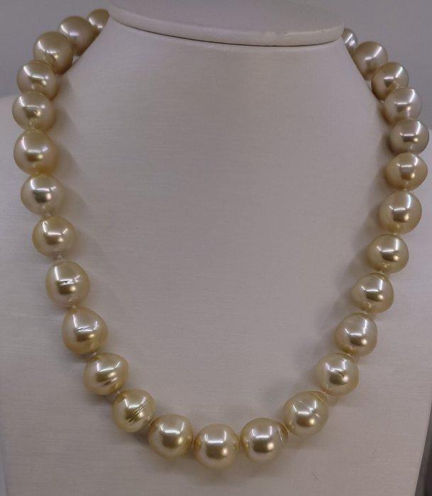 Halsketting - 14 karaat Geel goud, PSL Certified Golden, Handtassen en Accessoires, Kettingen