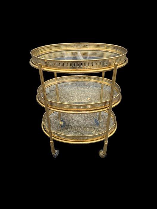 Serveerwagen - Metaal - Desserte parijse bar, Antiek en Kunst, Curiosa en Brocante