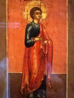 Icône - Apostel Thomas - Bois, Antiek en Kunst