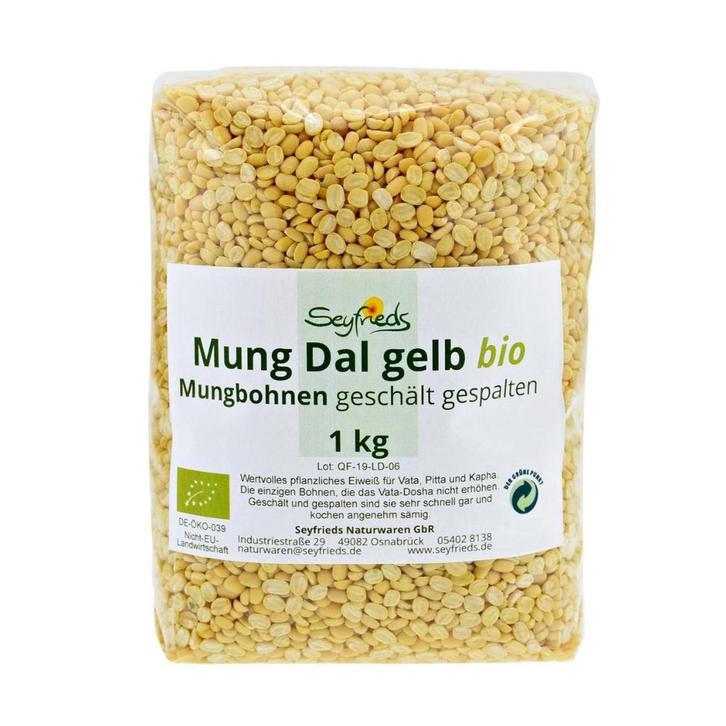 BIO-Moong/Mung Dal Gele Mungbonen - Gehalveerd/Geschild - 1, Sports & Fitness, Produits de santé, Wellness & Bien-être, Enlèvement ou Envoi