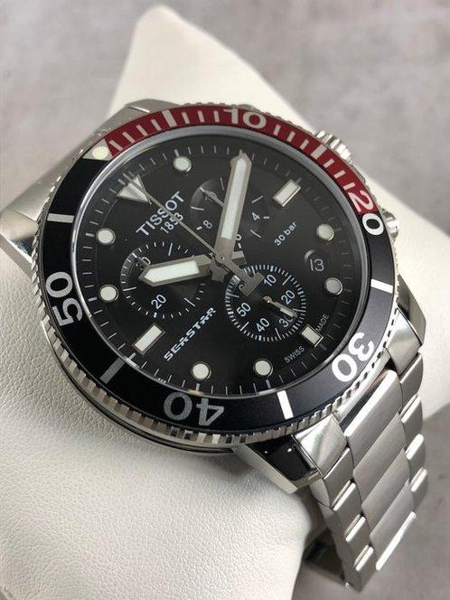 Tissot - Seastar 1000 Chronograph - T120.417.11.051.01 -, Handtassen en Accessoires, Horloges | Heren