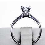 Zonder Minimumprijs - Verlovingsring - 14 karaat Witgoud -, Handtassen en Accessoires, Antieke sieraden