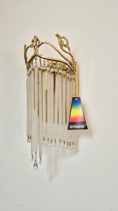 Wandlamp (2) - Opaliserend - Hollywood Regency, Antiquités & Art, Curiosités & Brocante