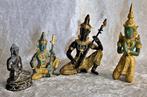 4 sculpturen - muzikanten, thephanom, boeddha - Thailand