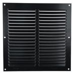 Schoepenrooster 200x200 mm aluminium zwart, Doe-het-zelf en Bouw, Nieuw, Overige materialen, Klink of Kruk