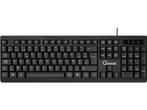 Qware - Gaming toetsenbord - Azerty - Zwart, Computers en Software, Toetsenborden, Verzenden, Qware, Bedraad, Nieuw