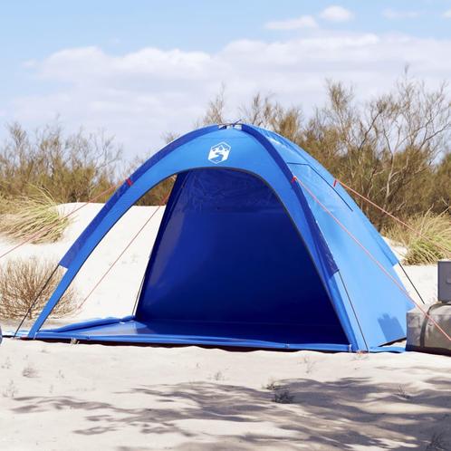 vidaXL Strandtent waterdicht azuurblauw, Caravanes & Camping, Tentes, Envoi