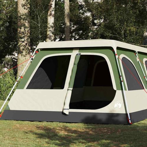 vidaXL Koepeltent 8-persoons snelontgrendeling groen, Caravans en Kamperen, Tenten, Nieuw, Verzenden