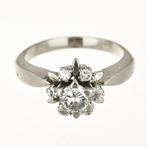 Ring - 18 karaat Witgoud -  0.44 tw. Diamant, Bijoux, Sacs & Beauté, Bijoux anciens