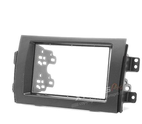 Facade Autoradio 2 Din Noir Pour Suzuki Fiat, Auto diversen, Autoradio's, Verzenden