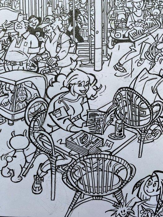 Kuijpers, Henk - Originele inktversie veilingprent 2025, Boeken, Stripverhalen