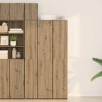 vidaXL Highboard 2 pcs Artisan Eiken 70 x 42,5 x 185 cm, Huis en Inrichting, Verzenden, Nieuw