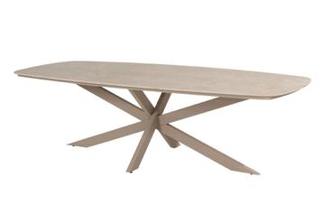 4 Seasons Outdoor Nevada low tuintafel latte met zandkleurig