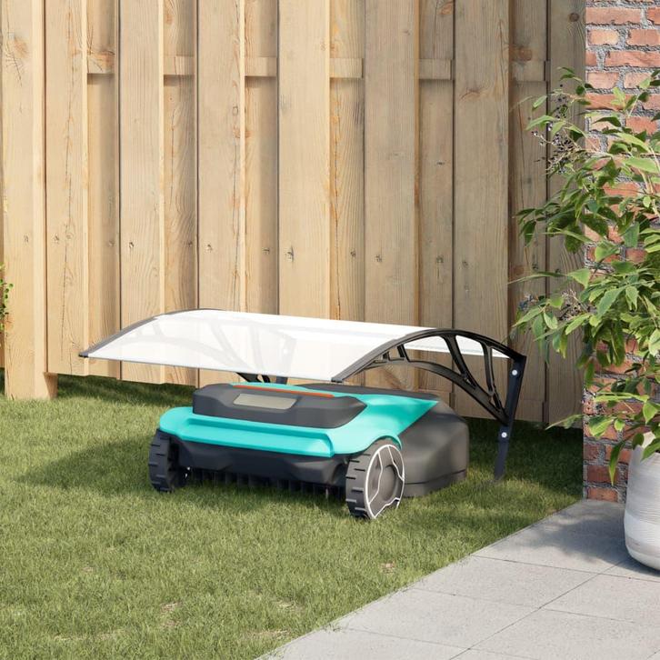 vidaXL Robotmaaiergarage Zwart 80x101x46 cm, Tuin en Terras, Grasmaaiers, Nieuw, Verzenden