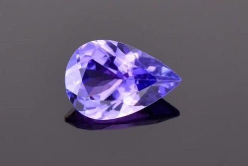 1 pcs  Blauw, Violet Tanzaniet  - 11.86 ct - Gemological, Handtassen en Accessoires, Edelstenen