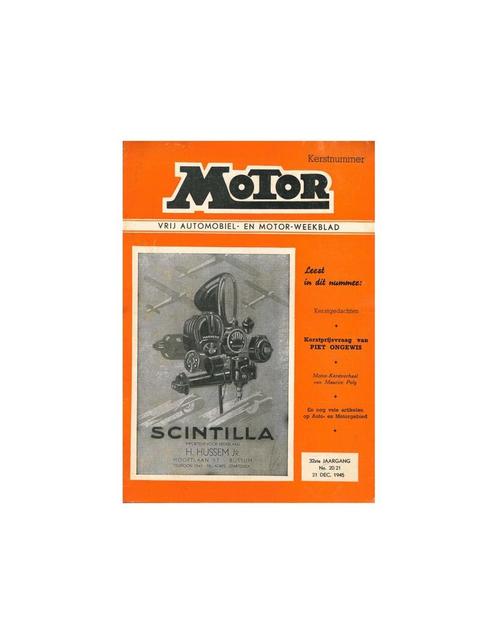 1945 MOTOR MAGAZINE 21 NEDERLANDS, Boeken, Auto's | Folders en Tijdschriften