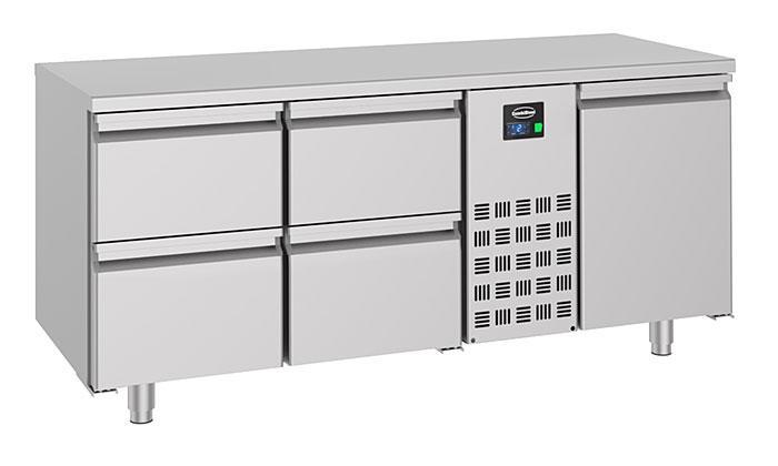 700 Koelwerkbank 1 Deur en 4 Laden Monoblock, Zakelijke goederen, Horeca | Keukenapparatuur, Koelen en Vriezen, Verzenden