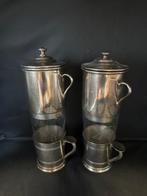 Wiskemann - Koffiezetapparaat (2) - Glas, Metaal, Verzilverd, Antiek en Kunst