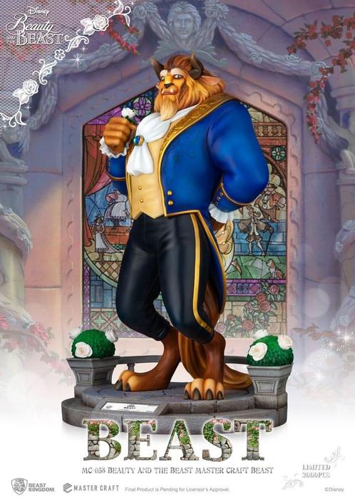 Disney Master Craft Statue Beauty and the Beast Beast 39 cm, Collections, Disney, Enlèvement ou Envoi