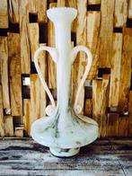 Vaas - Grote vaas in opalijn glas en marmer, jaar 1955 -, Antiek en Kunst