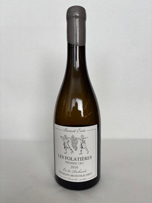 2010 Benoît Ente Les Folatières - En la Richarde - Puligny, Verzamelen, Wijnen