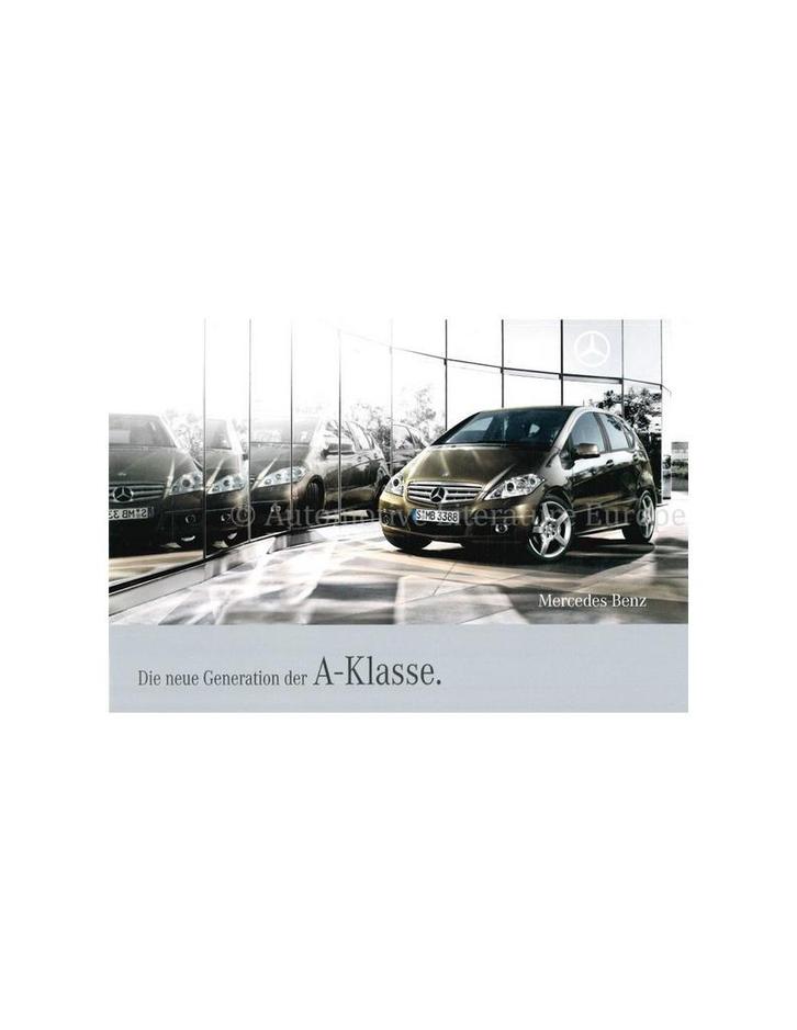 2008 MERCEDES BENZ A KLASSE BROCHURE DUITS, Boeken, Auto's | Folders en Tijdschriften