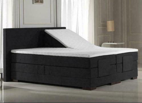 Boxspring Electrisch President 160 x 210 Nevada Brown, Maison & Meubles, Chambre à coucher | Lits boxsprings