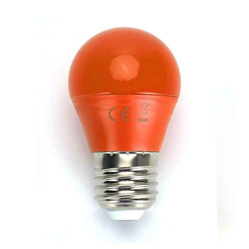 LED Lamp E27 4W | Oranje - Exclusief stekker, Jardin & Terrasse, Éclairage extérieur, Envoi