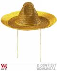 Sombrero geel 48cm