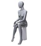 *TIP*  Faceless etalagepop dame zittend no finish look LGZ7